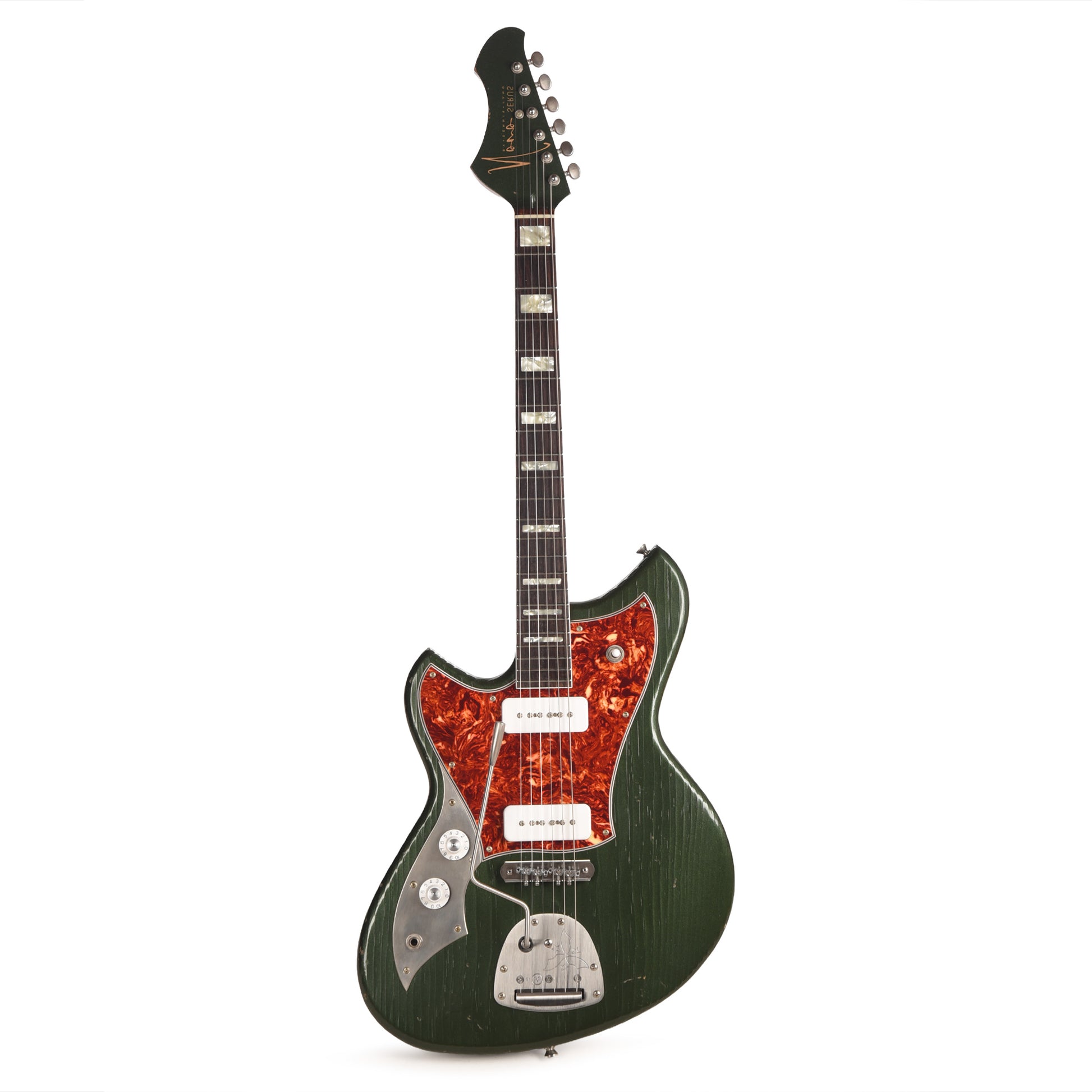 Novo Serus J Cadillac Green Light Distress w/ Fralin P-90 Pickups Left-Handed Electric Guitars