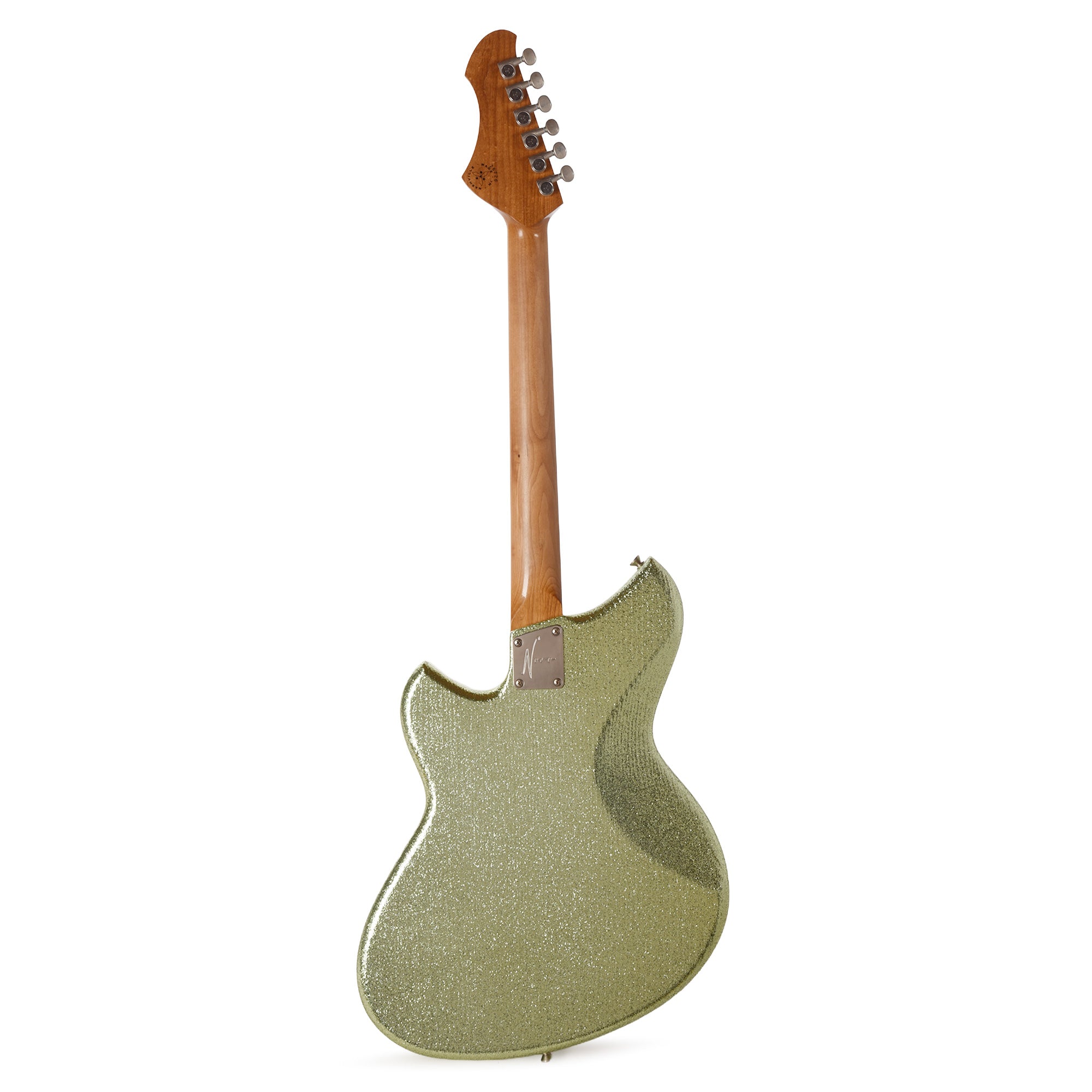 Novo Serus J Coke Bottle Green Sparkle Extra Light Distress w/ Fralin P-90 Pickups Electric Guitars