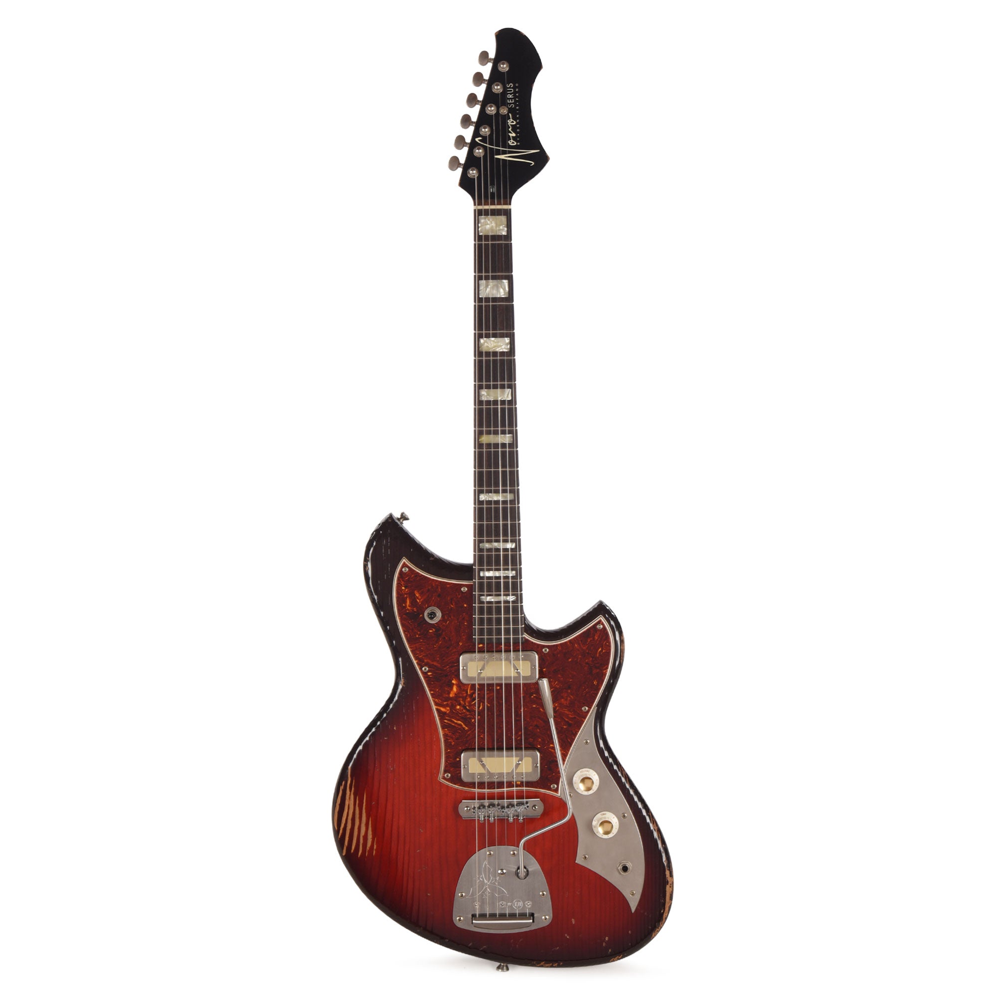 Novo Serus J Harmony Burst Medium Distress w/ Lollar Gold Foil Pickups Electric Guitars