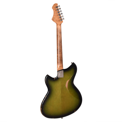 Novo Serus J HH Cat's Eye Burst Medium Distress w/ Fralin Pure PAF Pickups Electric Guitars