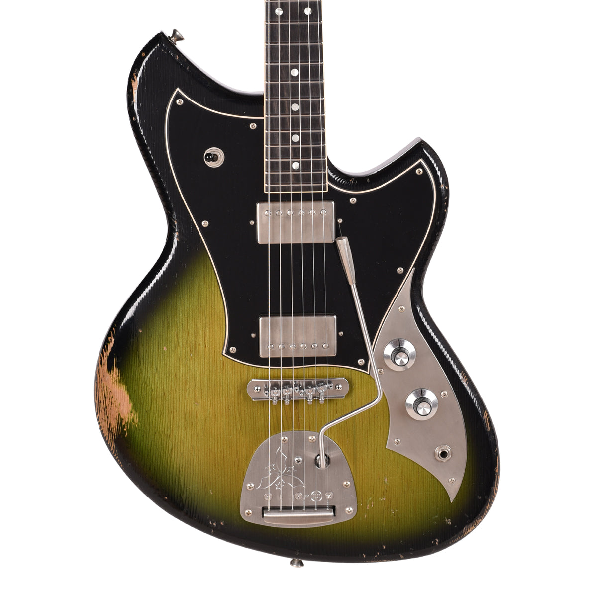 Novo Serus J HH Cat's Eye Burst Medium Distress w/ Fralin Pure PAF Pickups Electric Guitars