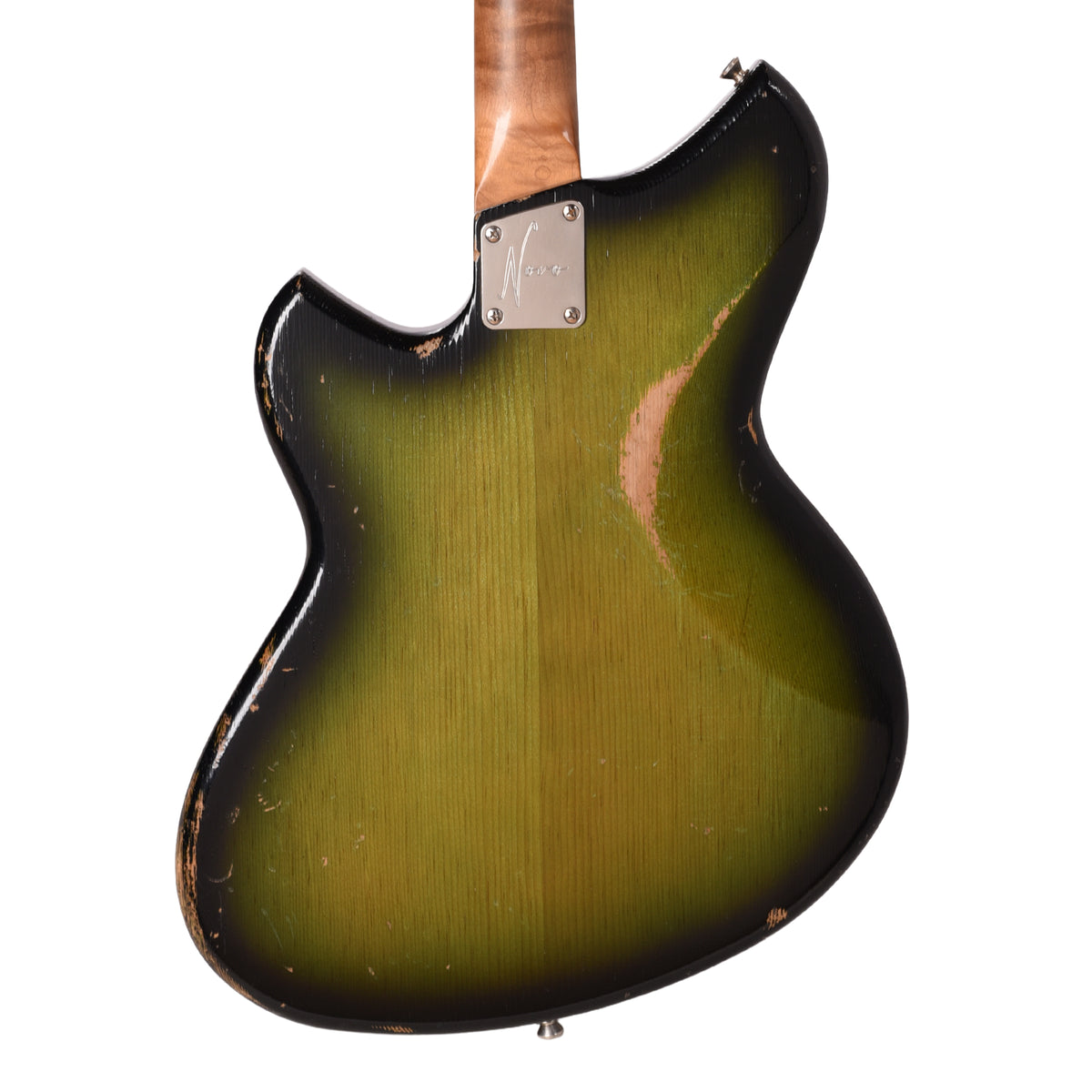 Novo Serus J HH Cat's Eye Burst Medium Distress w/ Fralin Pure PAF Pickups Electric Guitars