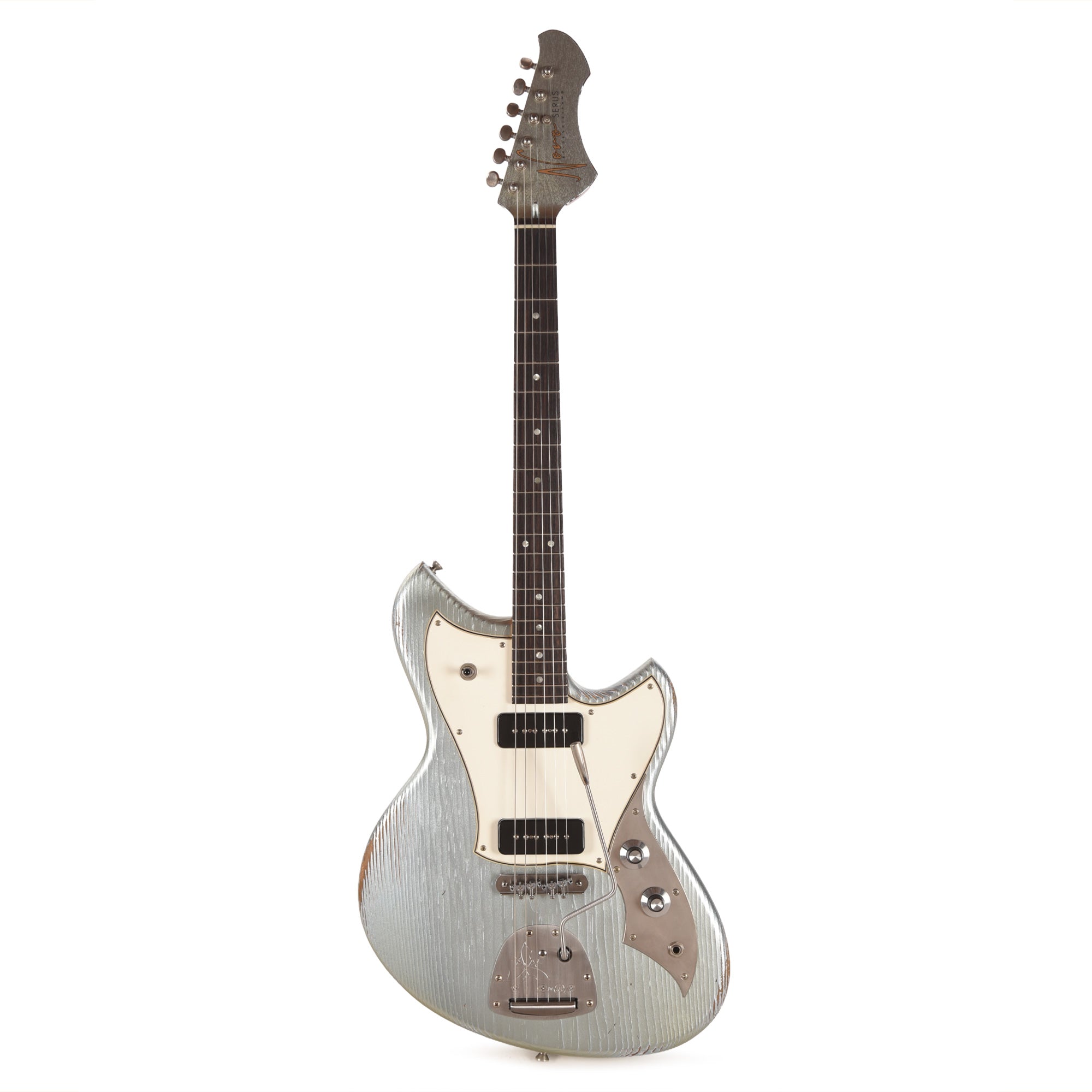 Novo Serus J Ice Blue Metallic Medium Distress w/ Fralin P-90 Pickups Electric Guitars