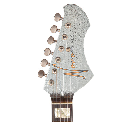 Novo Serus J Ice Blue Metallic Sparkle Extra Light Distress w/ Fralin P-90 Pickups Electric Guitars