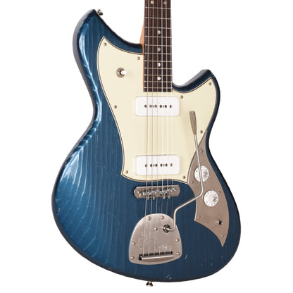 Novo Serus J Lake Como Blue Light Distress w/ Fralin Hum-Cancelling Alnico P-90 Pickups Electric Guitars