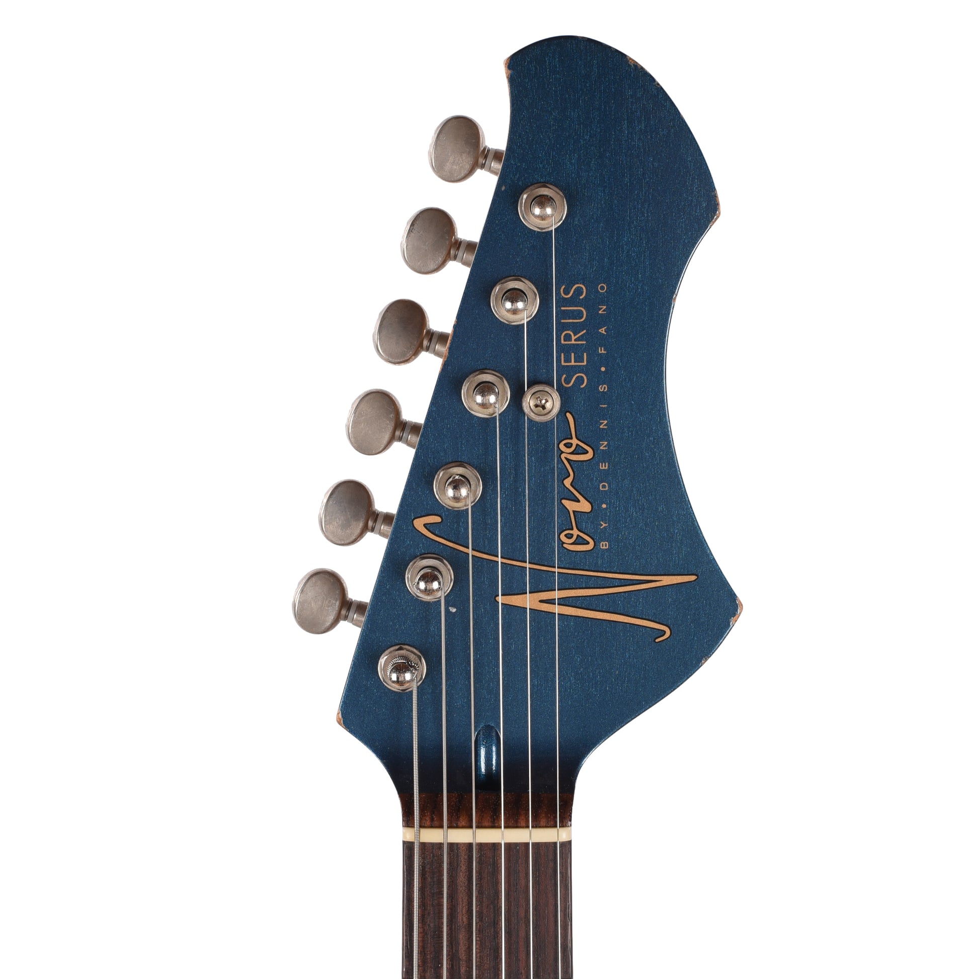 Novo Serus J Lake Como Blue Light Distress w/ Fralin Hum-Cancelling Alnico P-90 Pickups Electric Guitars