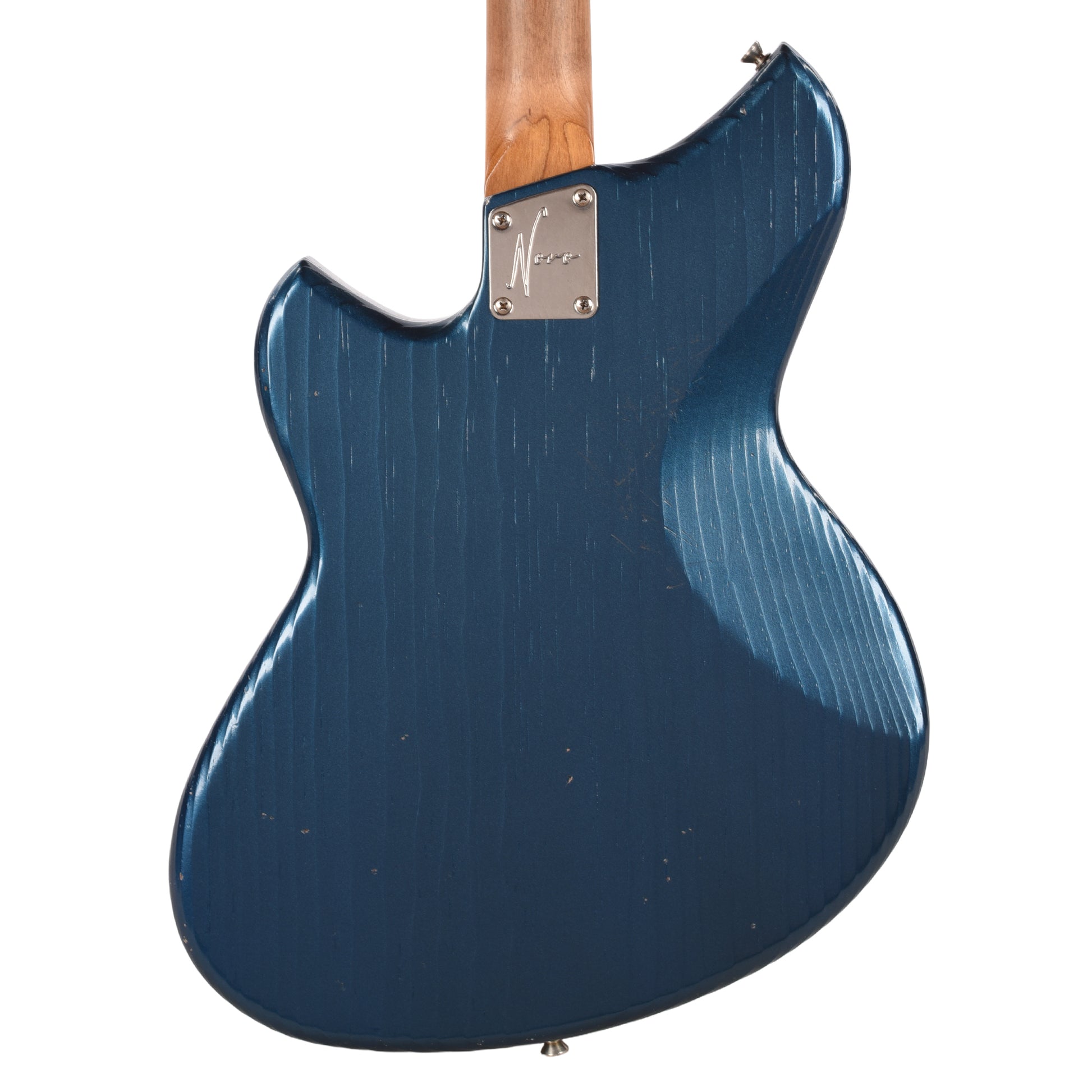 Novo Serus J Lake Como Blue Light Distress w/ Fralin Hum-Cancelling Alnico P-90 Pickups Electric Guitars