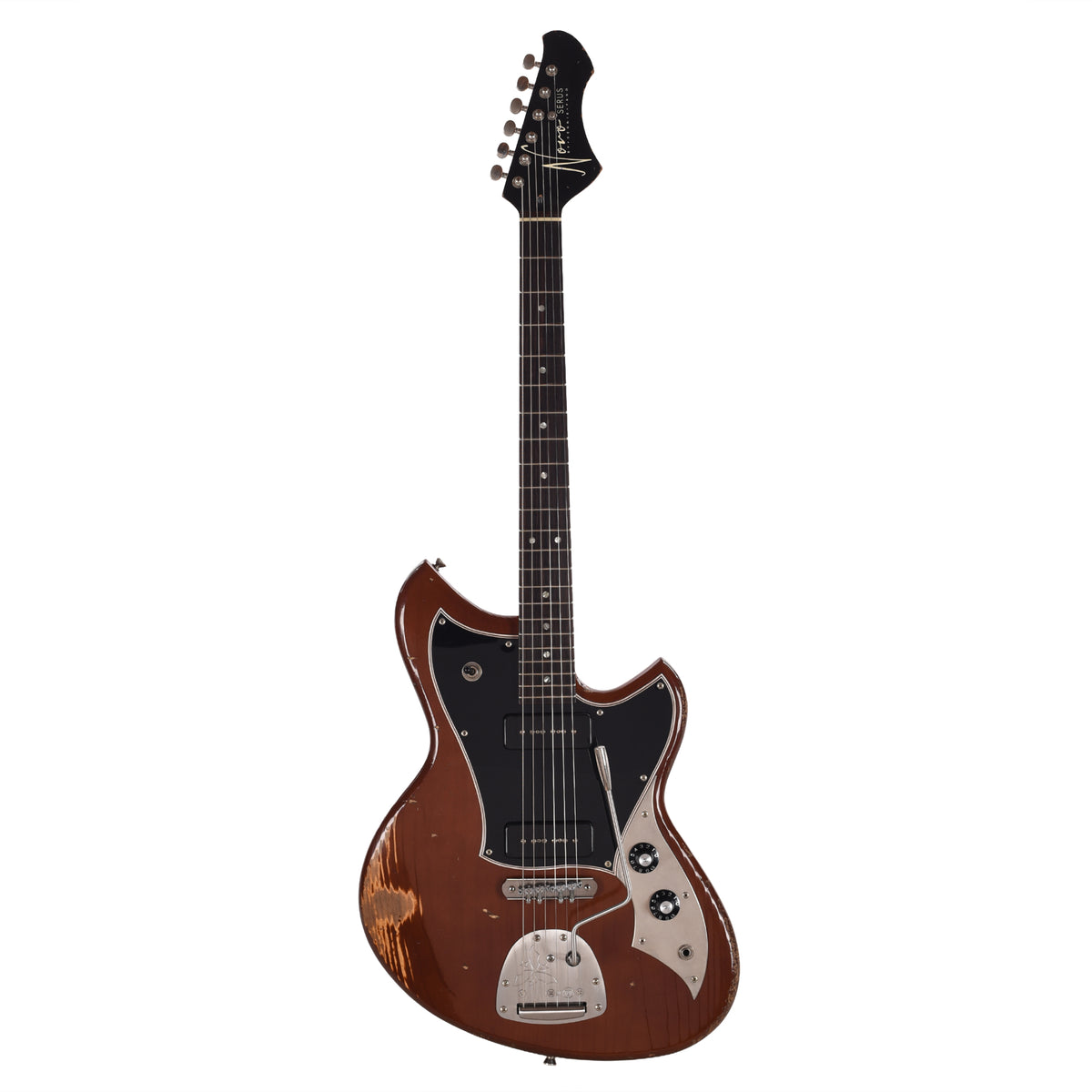 Novo Serus J Mocha Medium Distress w/ Fralin P-90 Pickups Electric Guitars