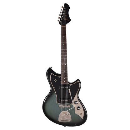 Novo Serus J Pelham Burst Light Distress w/ Lollar P-90 Pickups Electric Guitars