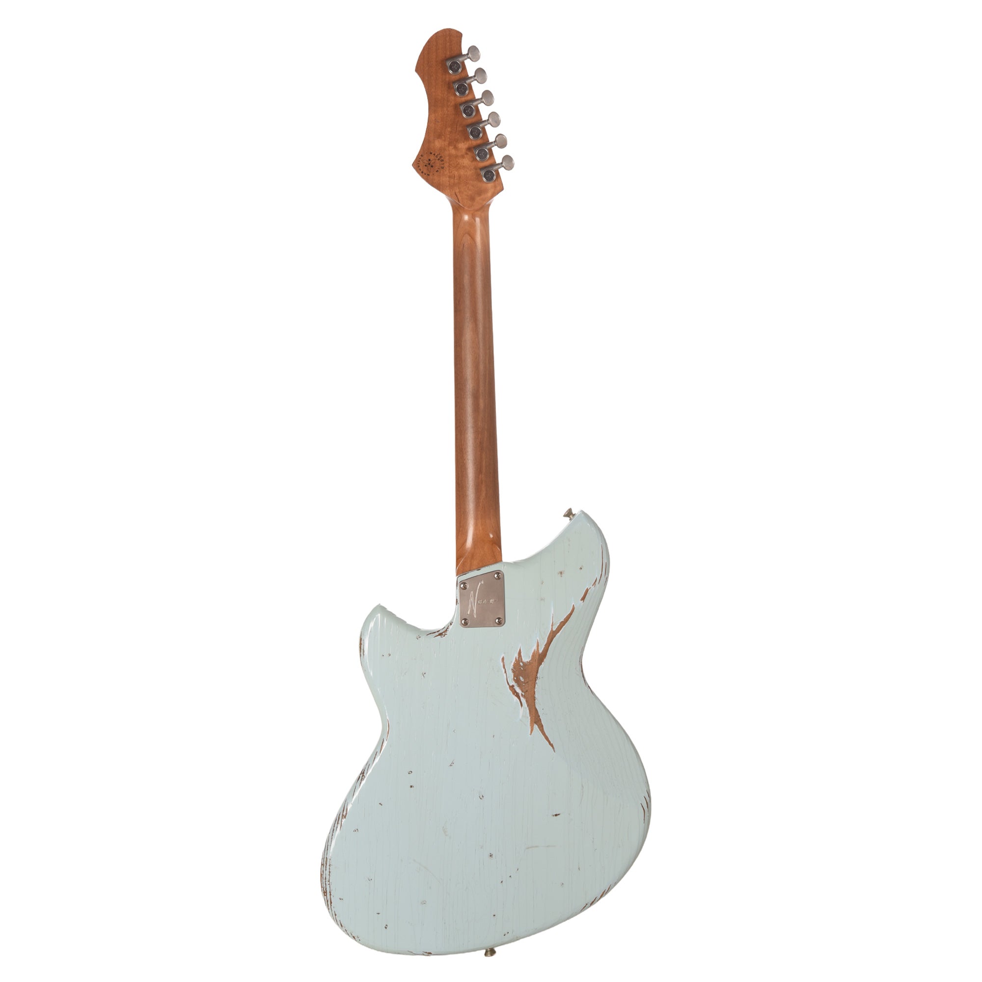 Novo Serus J Sonic Blue Medium Distress w/ Lollar 50's Wind P-90 Pickups Electric Guitars