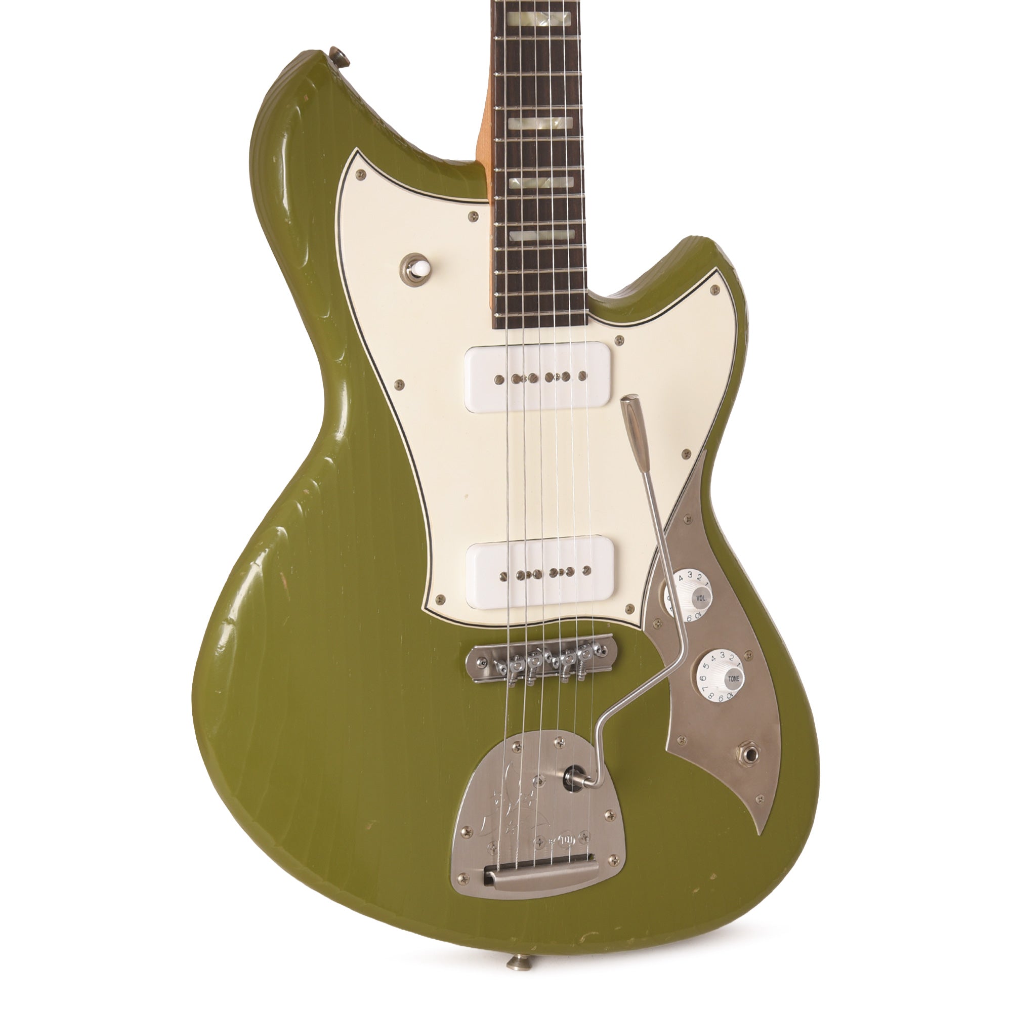 Novo Serus J Uffington Green Light Distress w/ Fralin P-90 Pickups Electric Guitars