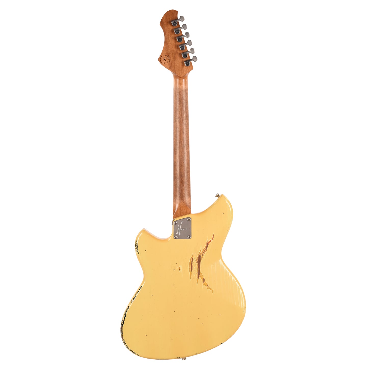 Novo Serus J Vintage Cream over '64 3-Tone Burst Medium Distress w/ Fralin P-90 Pickups Electric Guitars