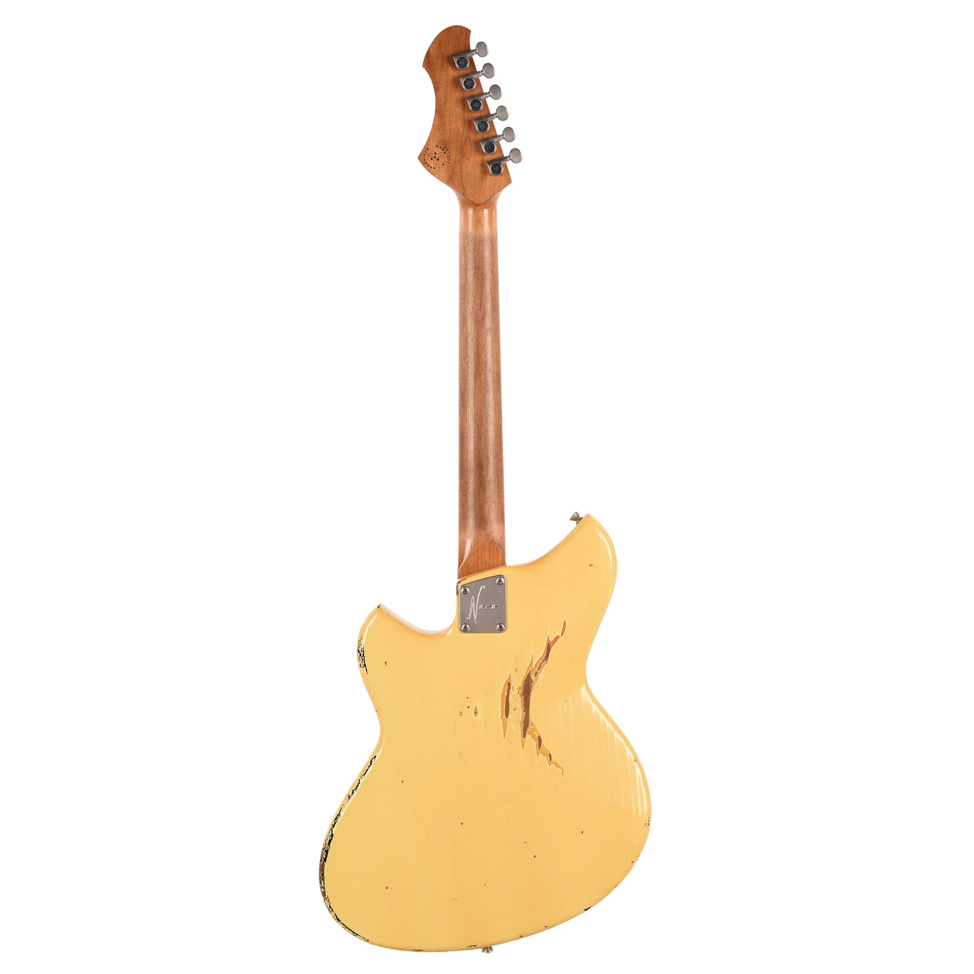 Novo Serus J Vintage Cream over '64 3-Tone Burst Medium Distress w/ Fralin P-90 Pickups Electric Guitars
