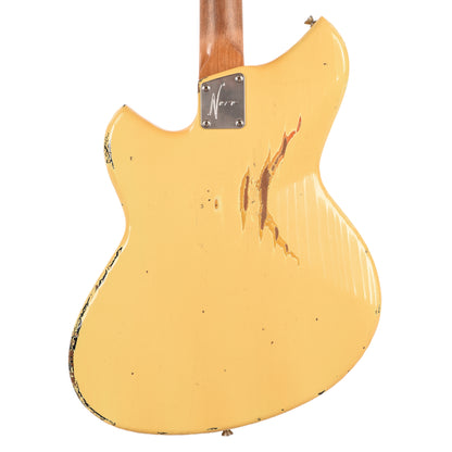 Novo Serus J Vintage Cream over '64 3-Tone Burst Medium Distress w/ Fralin P-90 Pickups Electric Guitars