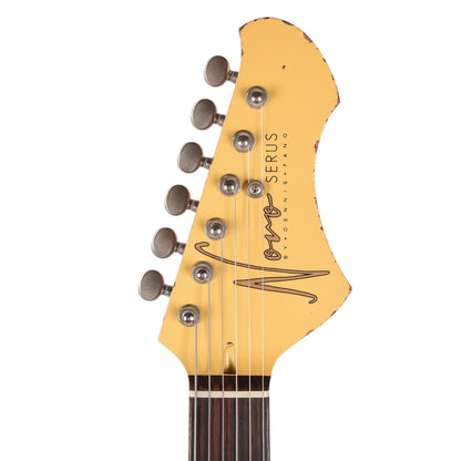 Novo Serus J Vintage Cream over '64 3-Tone Burst Medium Distress w/ Fralin P-90 Pickups Electric Guitars