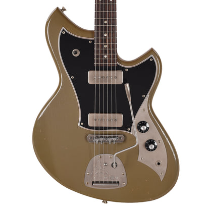 Novo Serus J Wrapped in Grey Light Distress w/ Fralin Hum Cancelling Alnico P-90 Pickups Electric Guitars