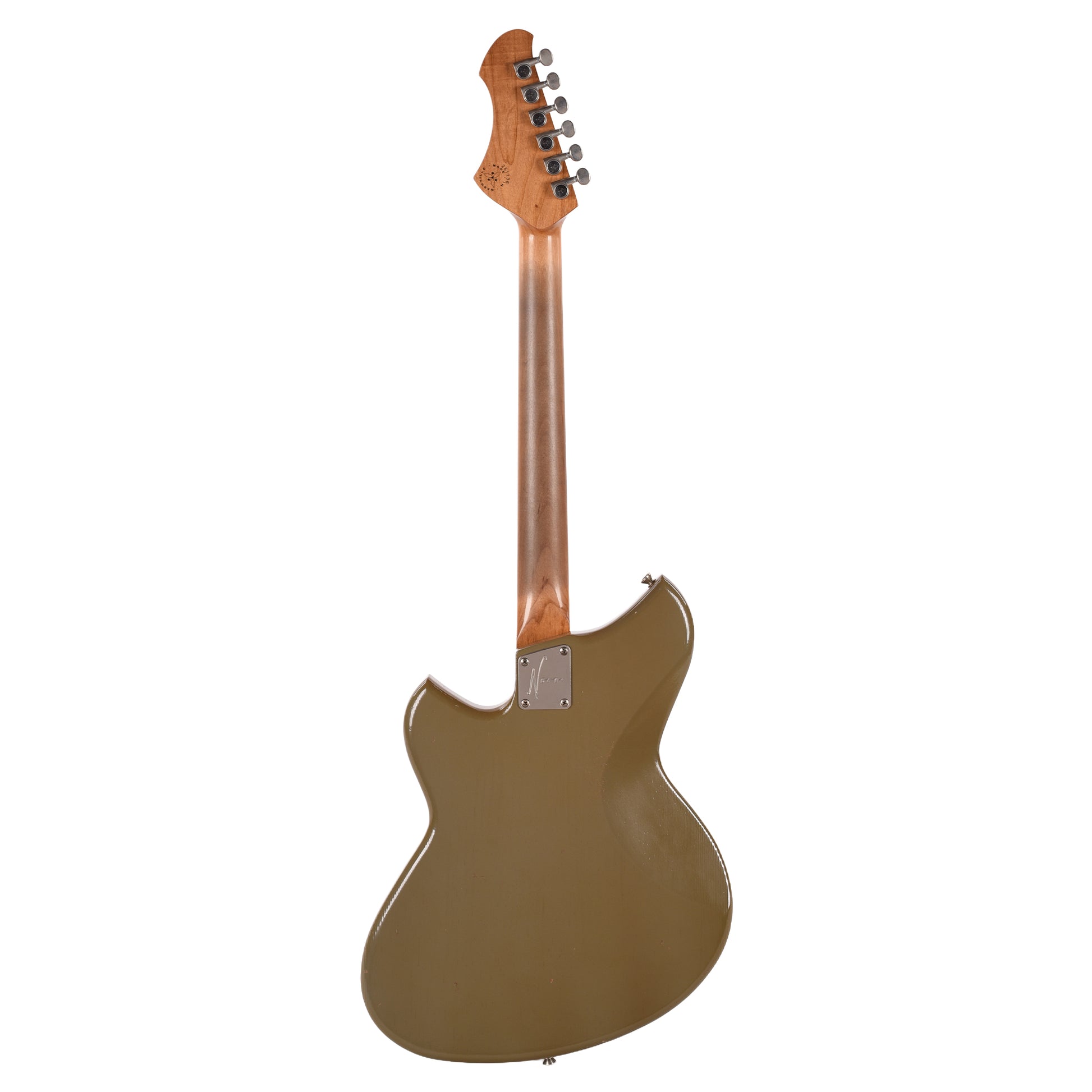 Novo Serus J Wrapped in Grey Light Distress w/ Fralin Hum Cancelling Alnico P-90 Pickups Electric Guitars