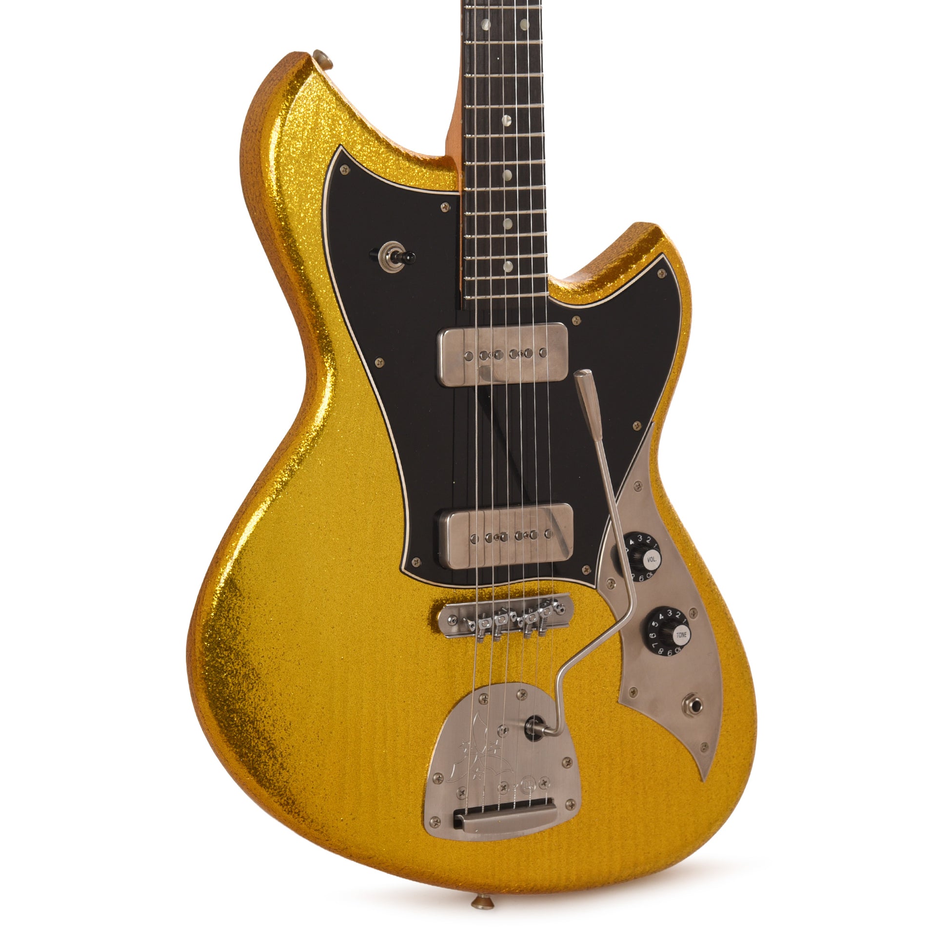 Novo Serus J Your Gold Dress Sparkle Extra Light Distress w/ Fralin P-90 Pickups Electric Guitars