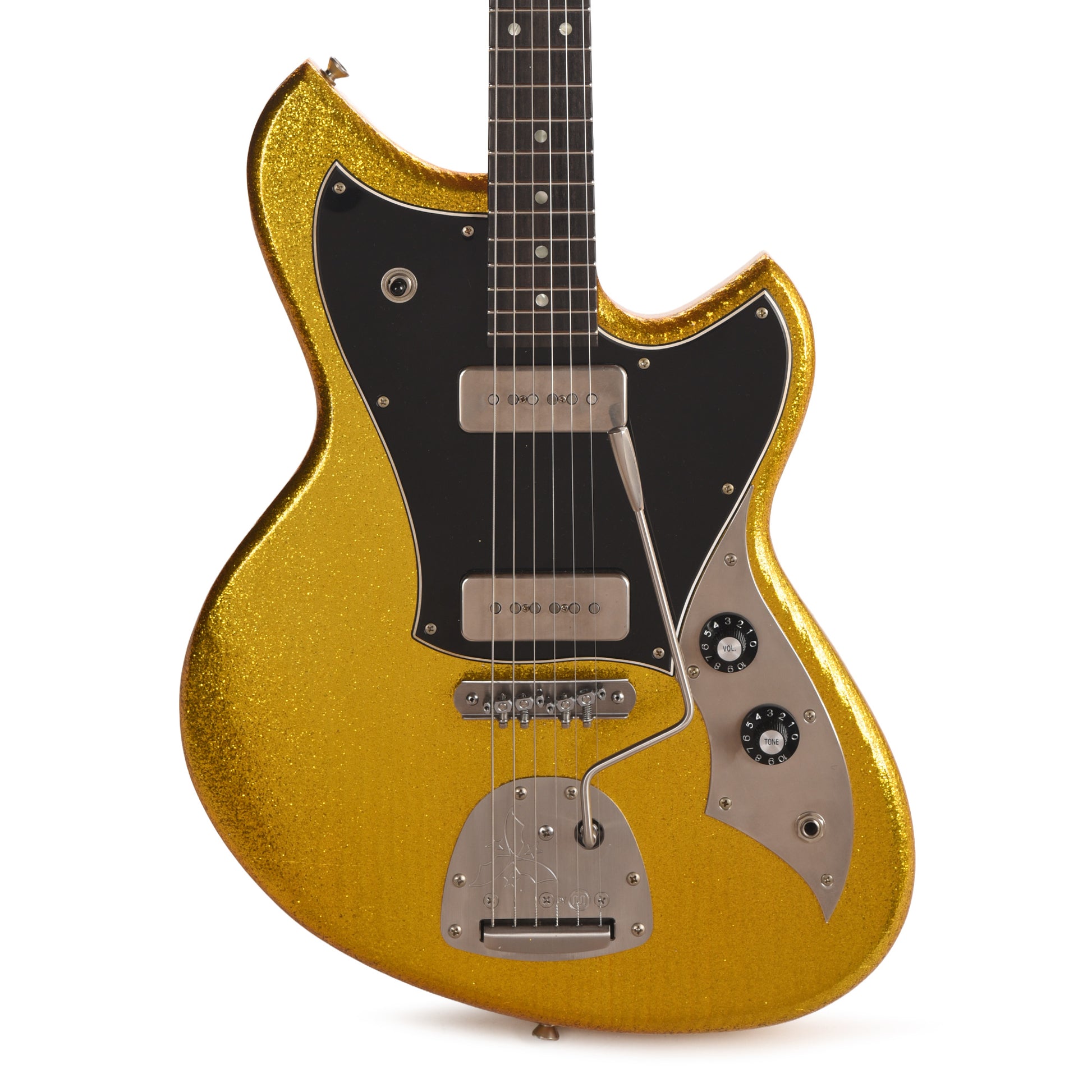 Novo Serus J Your Gold Dress Sparkle Extra Light Distress w/ Fralin P-90 Pickups Electric Guitars