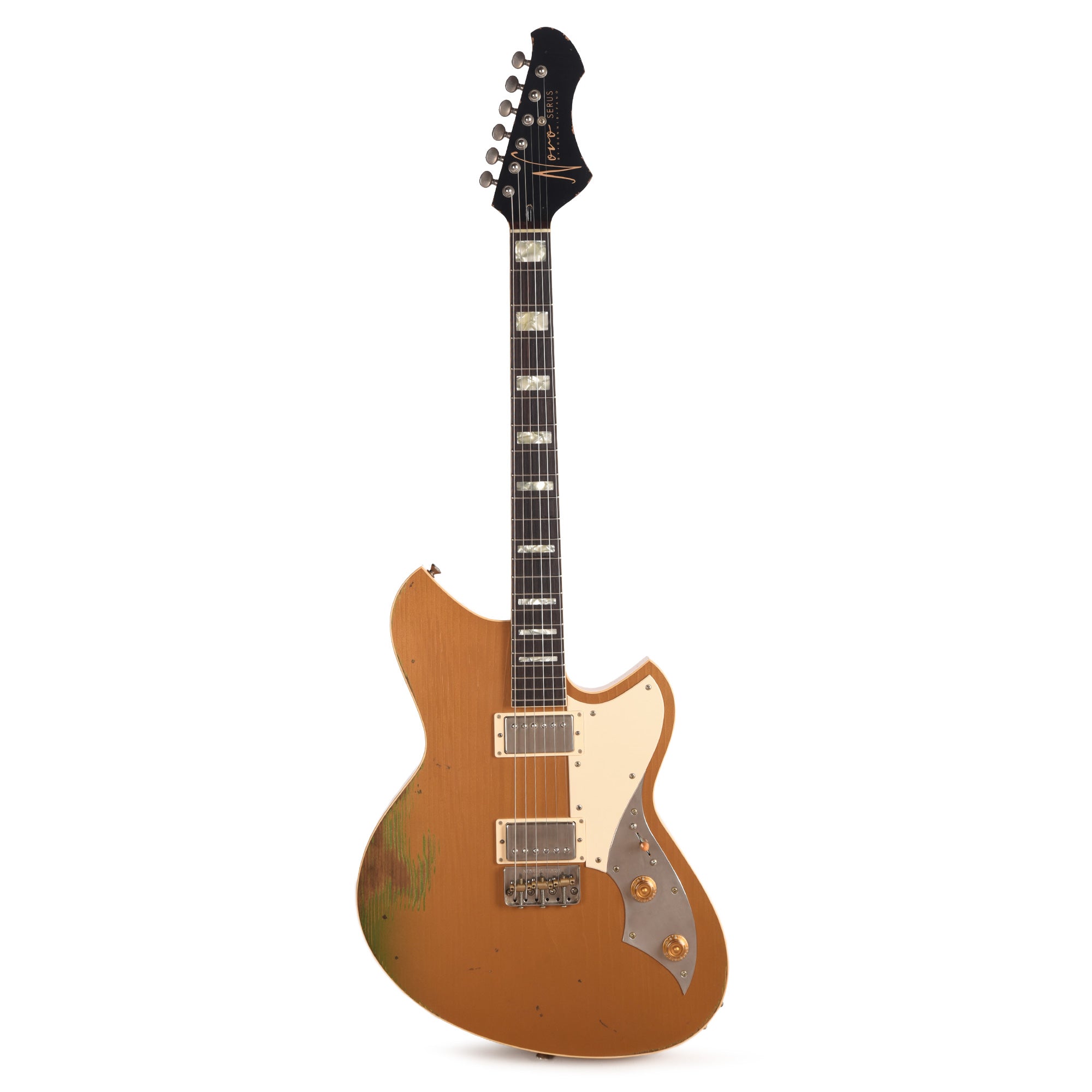Novo Serus TC Gold Top Gold Medium Distress w/ Fralin Pure PAF Pickups Electric Guitars