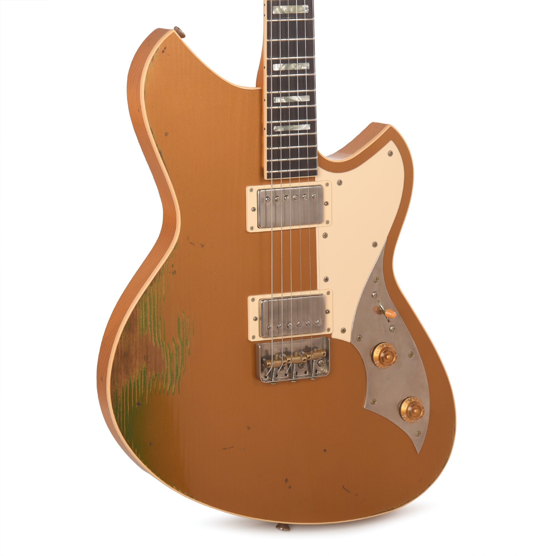 Novo Serus TC Gold Top Gold Medium Distress w/ Fralin Pure PAF Pickups Electric Guitars