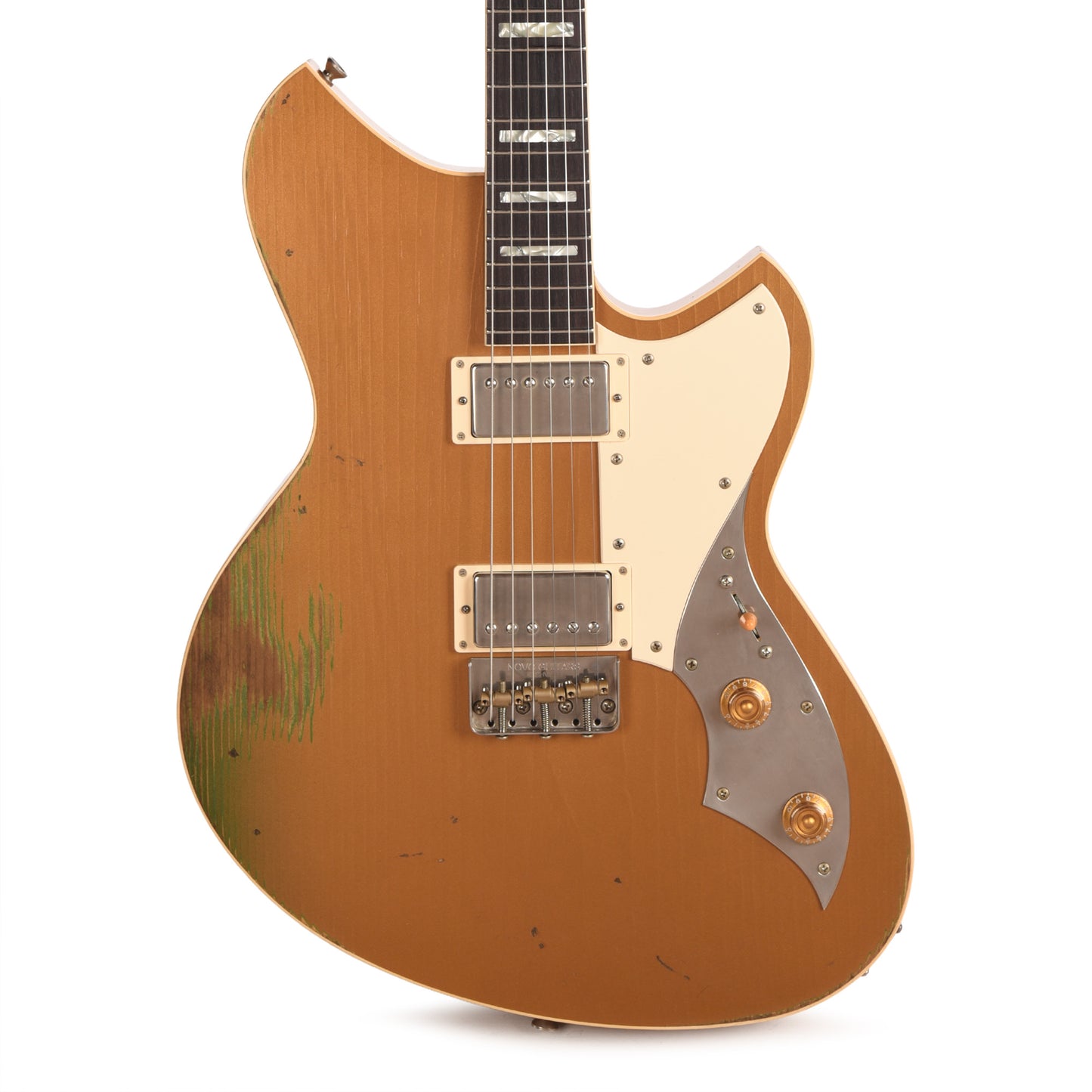 Novo Serus TC Gold Top Gold Medium Distress w/ Fralin Pure PAF Pickups Electric Guitars
