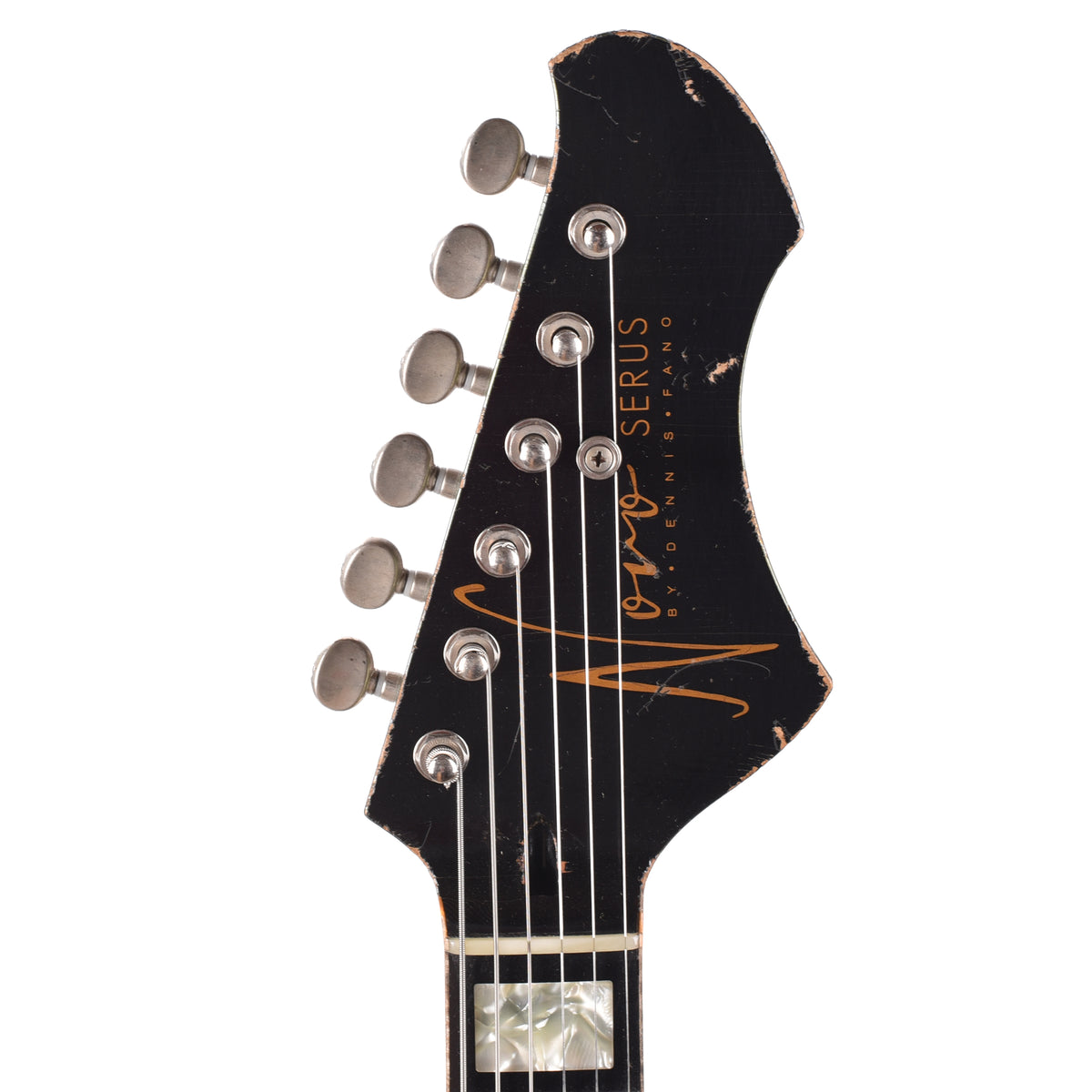 Novo Signature Serus H2 Chambered Pelham Green Over Gold Top Gold Medium Distress w/ Carondelet Pickups Electric Guitars