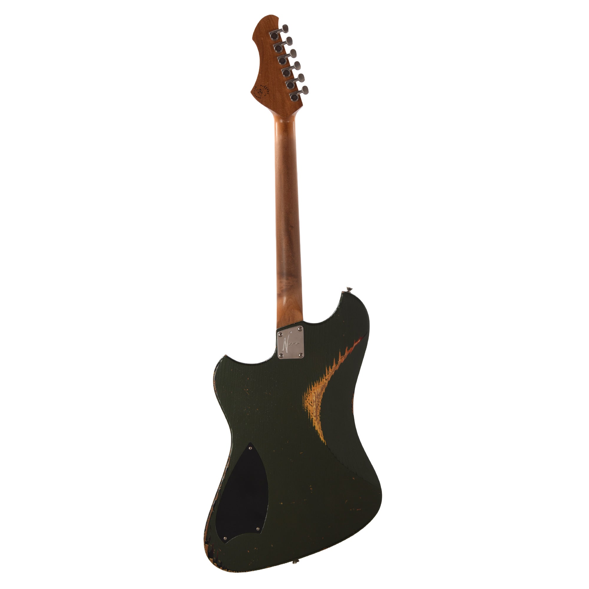 Novo Voltur J Cadillac Green over '64 3-Tone Burst Medium Distress w/ Lollar Gold Foil Electric Guitars