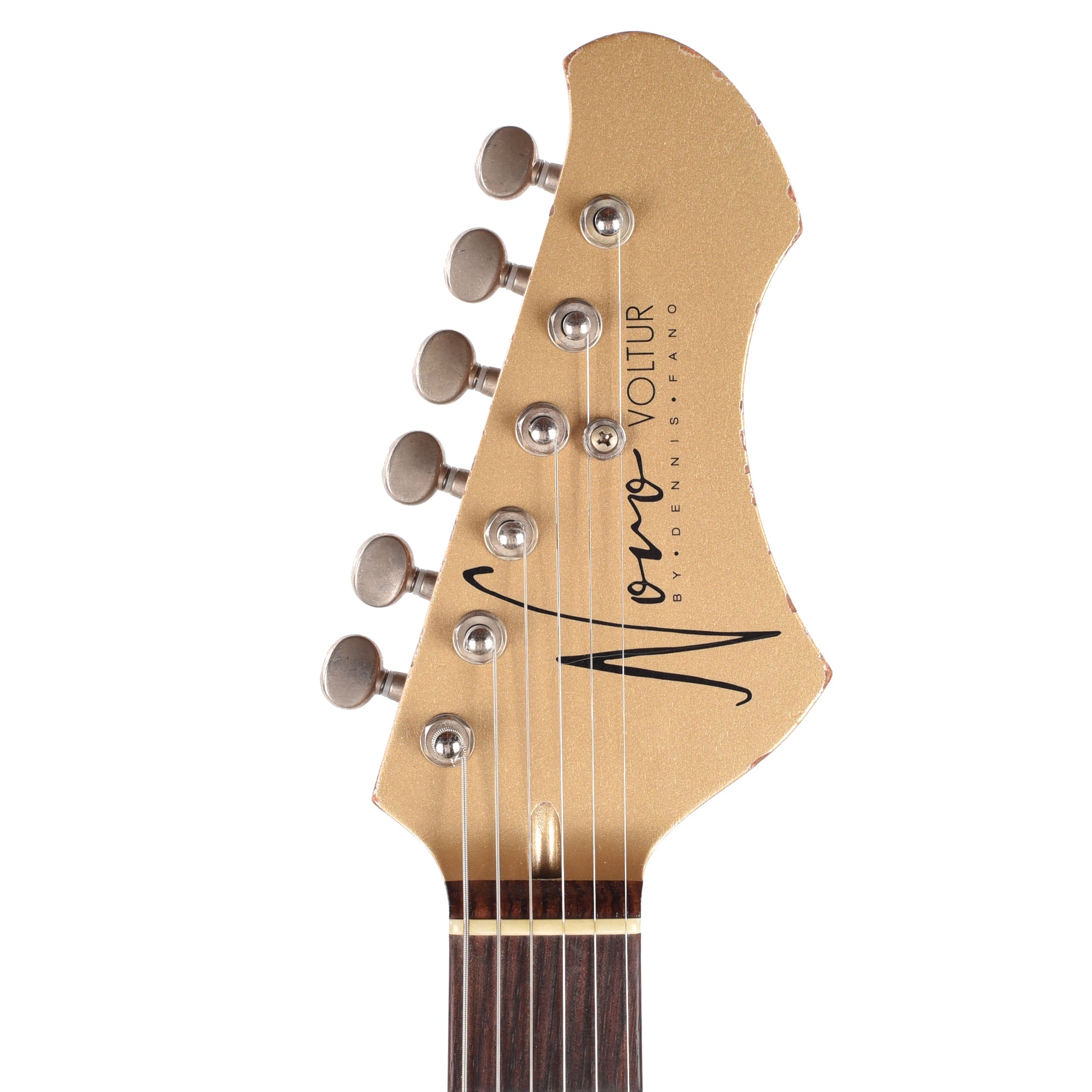 Novo Voltur V2 Shoreline Gold Light Distress w/ Fralin Unbucker & Lollar Staple P-90 Pickups Electric Guitars