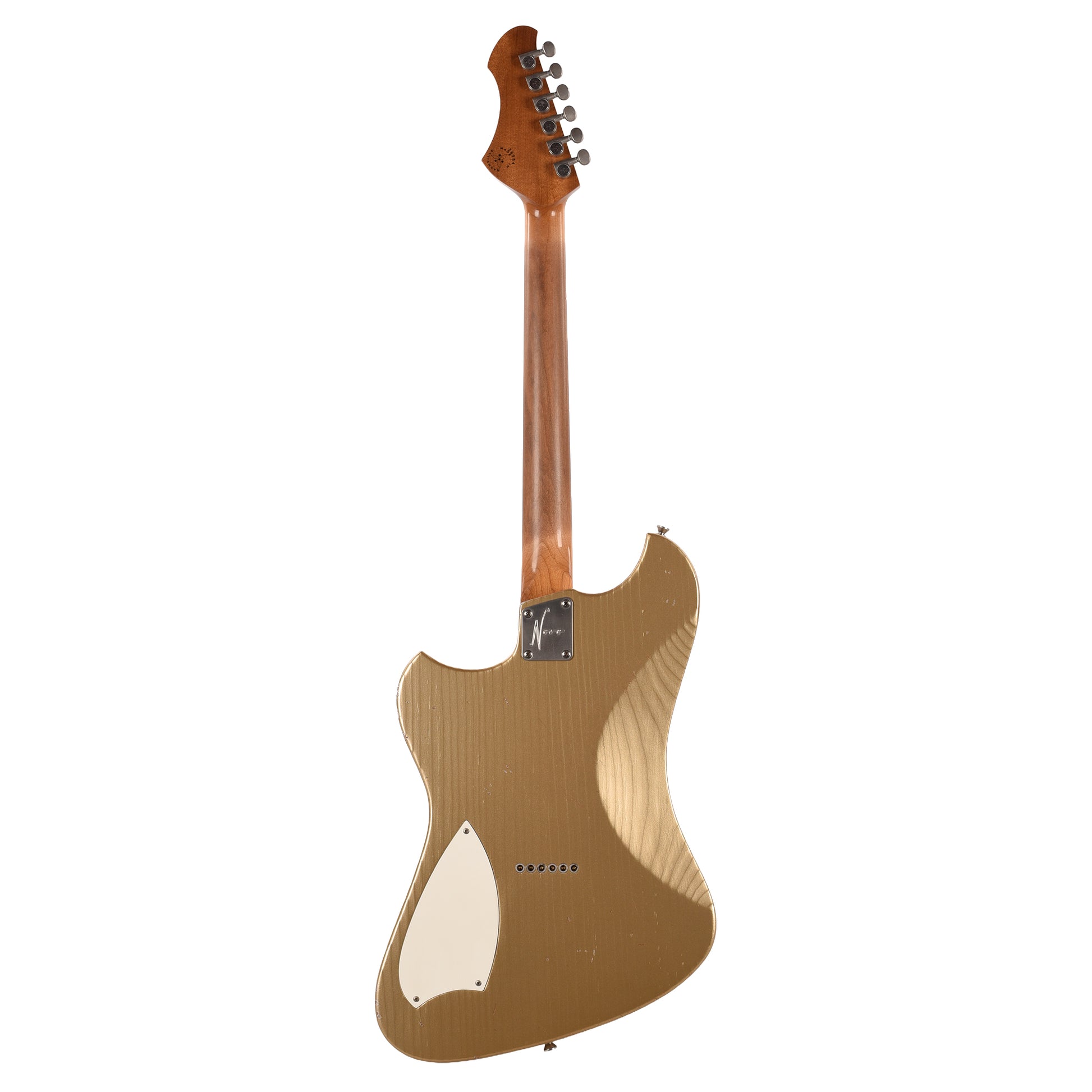 Novo Voltur V2 Shoreline Gold Light Distress w/ Fralin Unbucker & Lollar Staple P-90 Pickups Electric Guitars