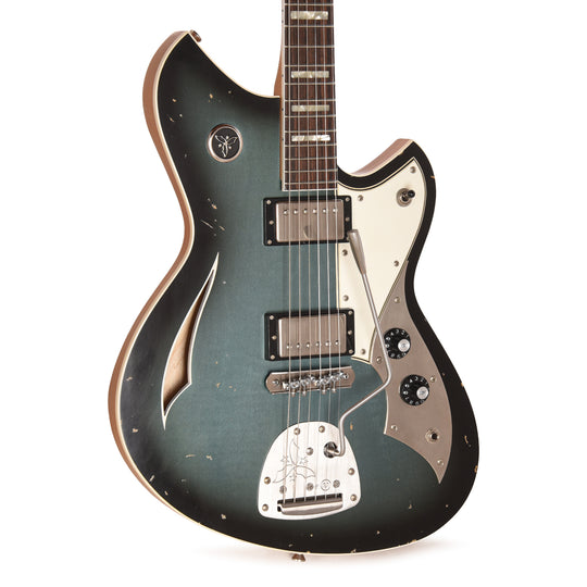 Novo Dealer Limited Miris JHH Pelham Burst Light Distress w/Lollar Low-Wind Imperials Electric Guitars / Semi-Hollow