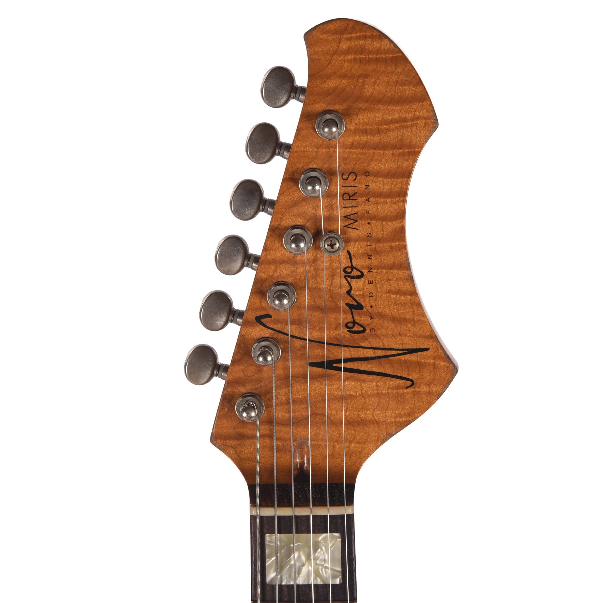 Novo Miris H2 Harmony Burst Medium Distress w/ Fralin Pure PAF Pickups Electric Guitars / Semi-Hollow