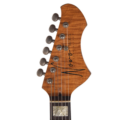 Novo Miris H2 Harmony Burst Medium Distress w/ Fralin Pure PAF Pickups Electric Guitars / Semi-Hollow