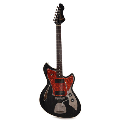 Novo Miris J Bull Black Light Distress w/Fralin P-90 Pickups Electric Guitars / Semi-Hollow