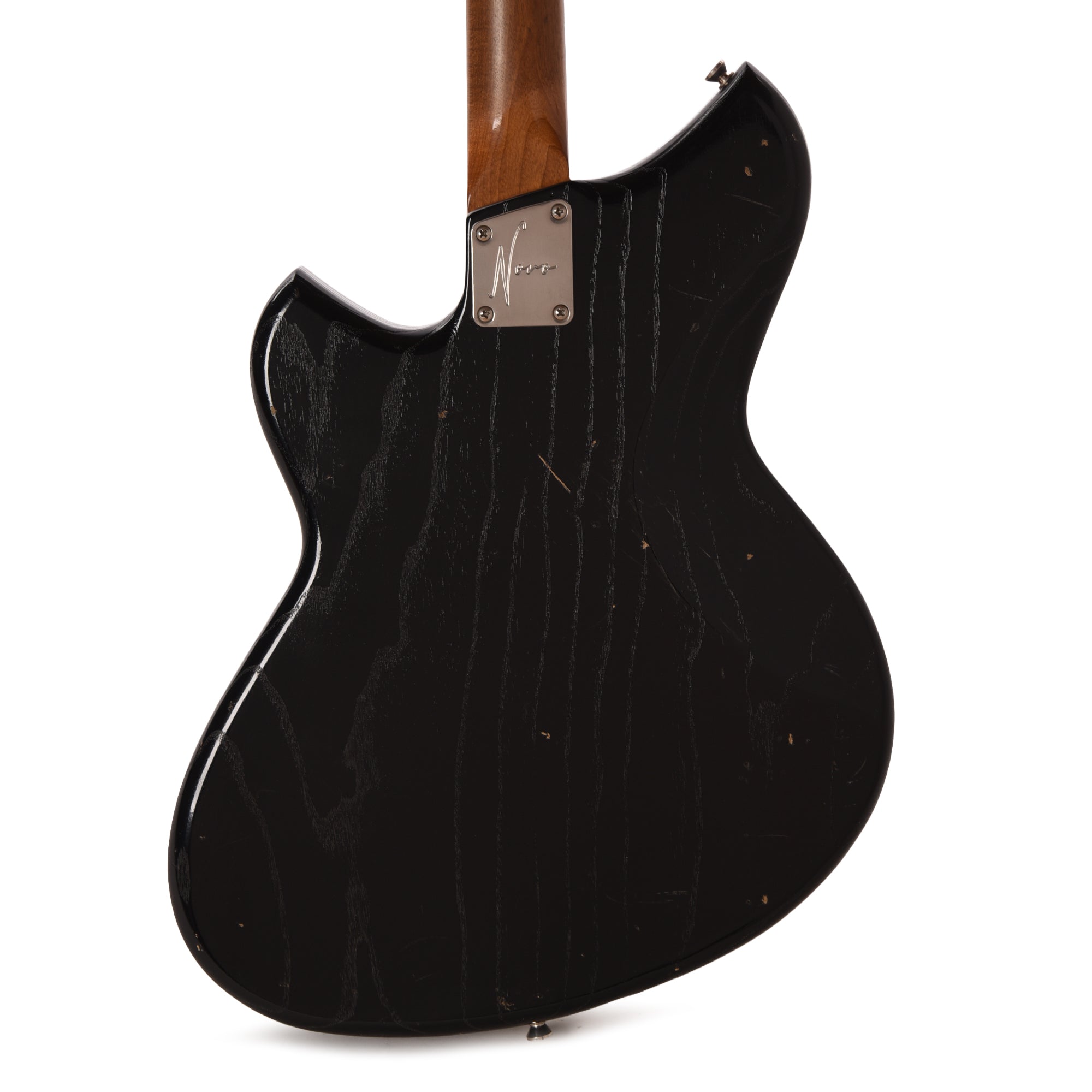 Novo Miris J Bull Black Light Distress w/Fralin P-90 Pickups Electric Guitars / Semi-Hollow
