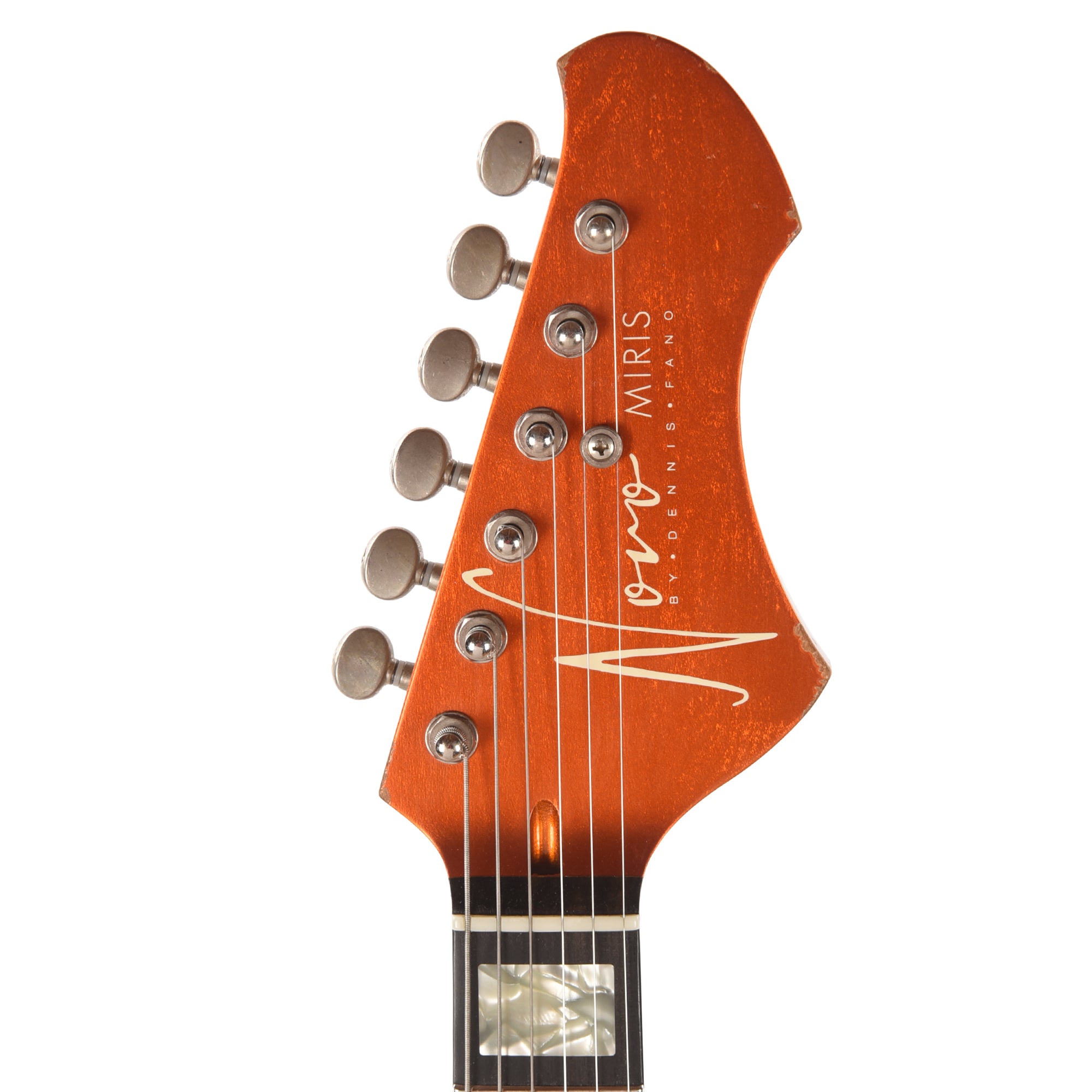 Novo Miris J Candy Apple Orange Light Distress w/Fralin P90s Electric Guitars / Semi-Hollow