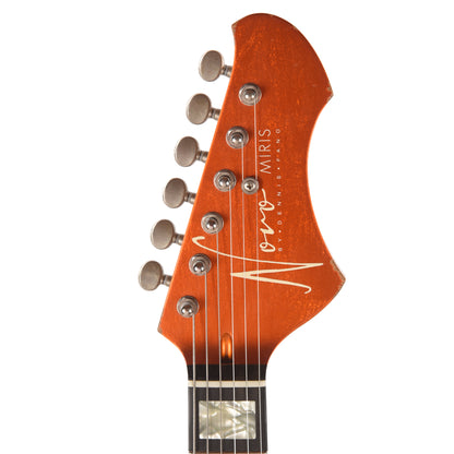 Novo Miris J Candy Apple Orange Light Distress w/Fralin P90s Electric Guitars / Semi-Hollow