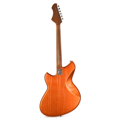 Novo Miris J Candy Apple Orange Light Distress w/Fralin P90s Electric Guitars / Semi-Hollow