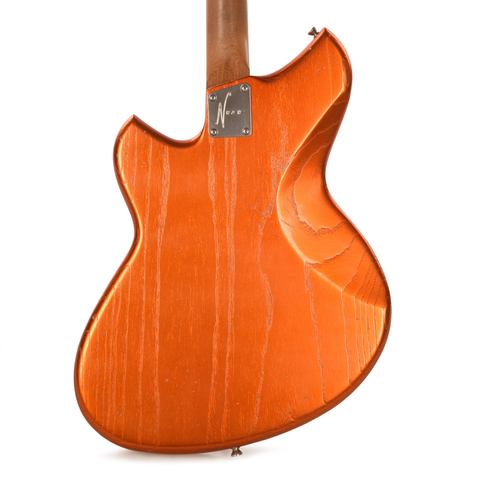 Novo Miris J Candy Apple Orange Light Distress w/Fralin P90s Electric Guitars / Semi-Hollow
