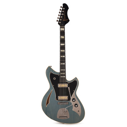 Novo Miris J Custom Aged Pelham Blue Light Distress w/Lollar Gold Foils Electric Guitars / Semi-Hollow
