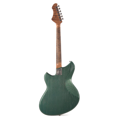 Novo Miris J Custom Sherwood Green Light Distress w/Novo Gold Foils by Lollar (Displayed at NAMM 2026, Signed by Dennis Fano) Electric Guitars / Semi-Hollow
