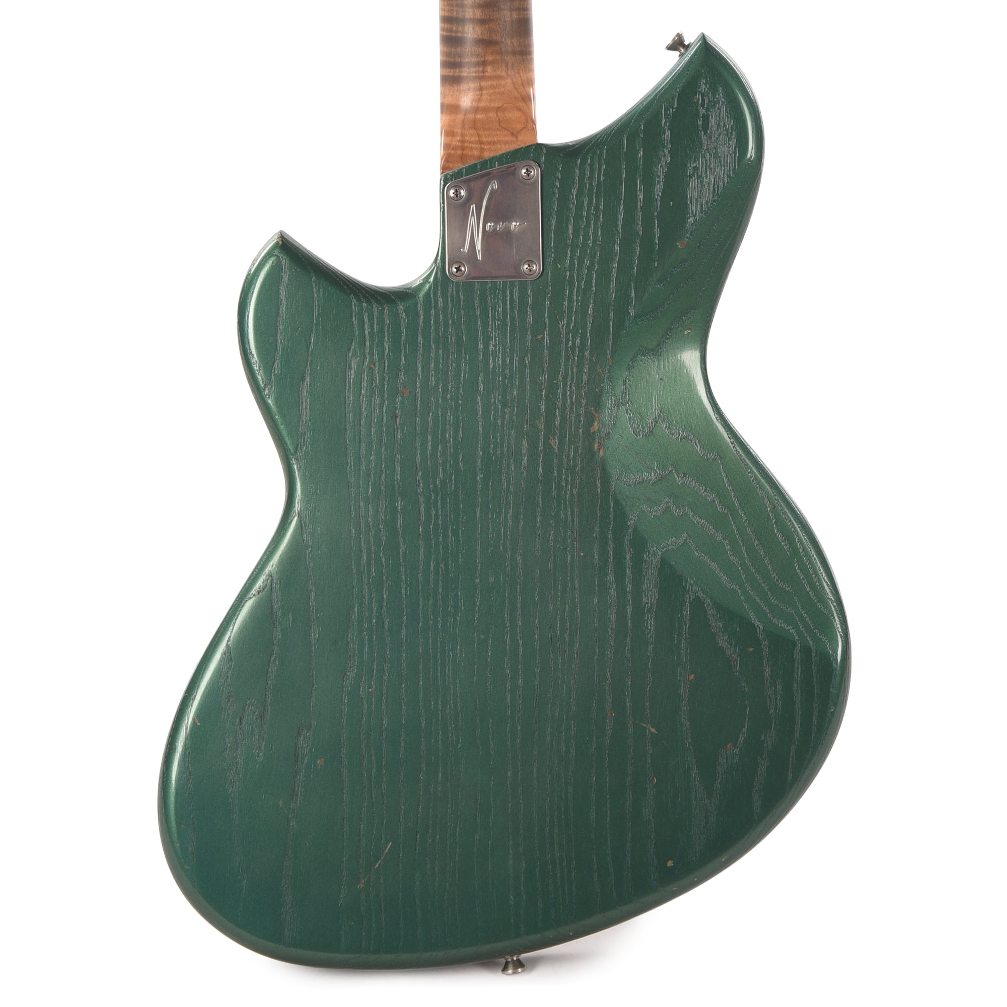 Novo Miris J Custom Sherwood Green Light Distress w/Novo Gold Foils by Lollar (Displayed at NAMM 2026, Signed by Dennis Fano) Electric Guitars / Semi-Hollow