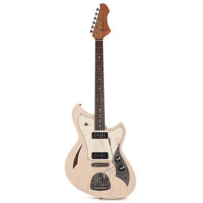 Novo Miris J Mary Kaye White Light Distress w/Fralin P-90 Pickups Electric Guitars / Semi-Hollow