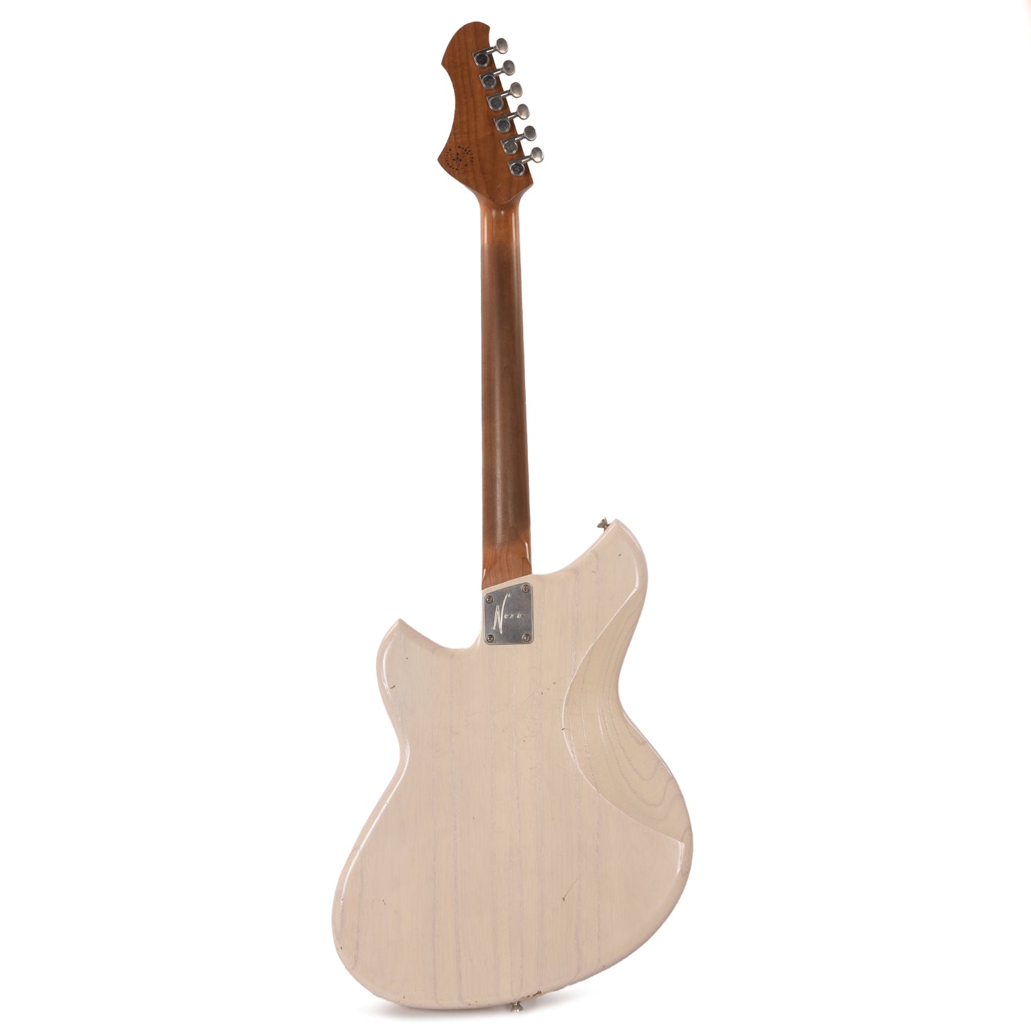 Novo Miris J Mary Kaye White Light Distress w/Fralin P-90 Pickups Electric Guitars / Semi-Hollow