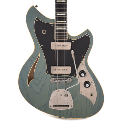 Novo Miris J Pelham Blue Light Distress w/Block Inlays & Fralin P-90s Electric Guitars / Semi-Hollow