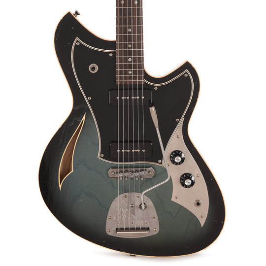Novo Miris J Pelham Burst Light Distress w/Fralin P-90 Pickups Electric Guitars / Semi-Hollow
