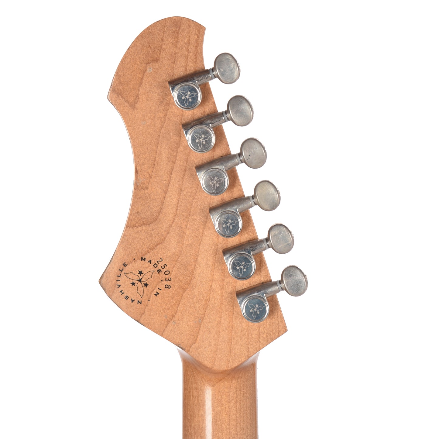 Novo Miris J Starry Night Light Distress w/Block Inlays & Fralin P-90s Electric Guitars / Semi-Hollow
