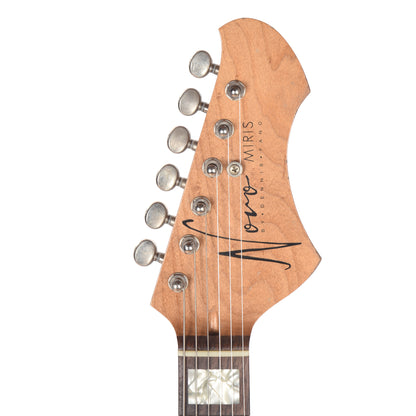 Novo Miris J Starry Night Light Distress w/Block Inlays & Fralin P-90s Electric Guitars / Semi-Hollow
