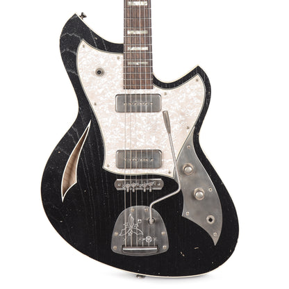 Novo Miris J Starry Night Light Distress w/Block Inlays & Fralin P-90s Electric Guitars / Semi-Hollow