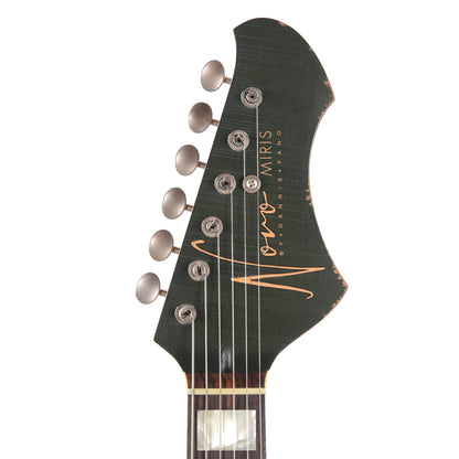 Novo Miris P2 Cadillac Green Light Distress w/Fralin P-90 Pickups Electric Guitars / Semi-Hollow